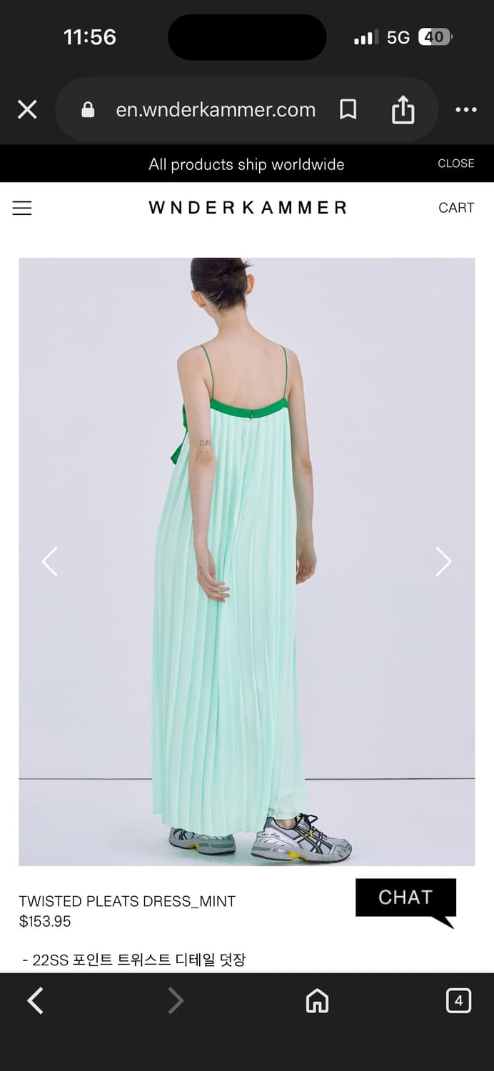 분더캄머 플리츠 드레스 원피스 S 상품이미지5