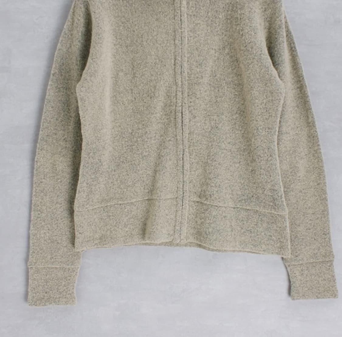 울 니트 후드집업 상품이미지4