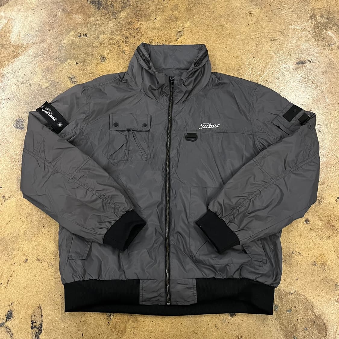 [정품/XL] 타이틀리스트 골프 바람막이 그레이 b12 상품이미지2