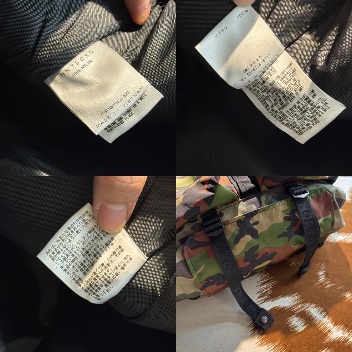 노스페이스 퍼플라벨 나나미카 3way 브리프 카모 백 (OS) 상품이미지9
