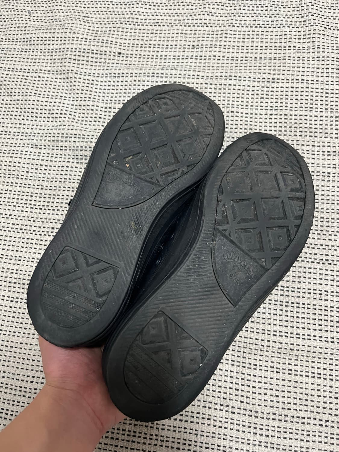 컨버스 올스타 블랙 레더 로우 상품이미지4