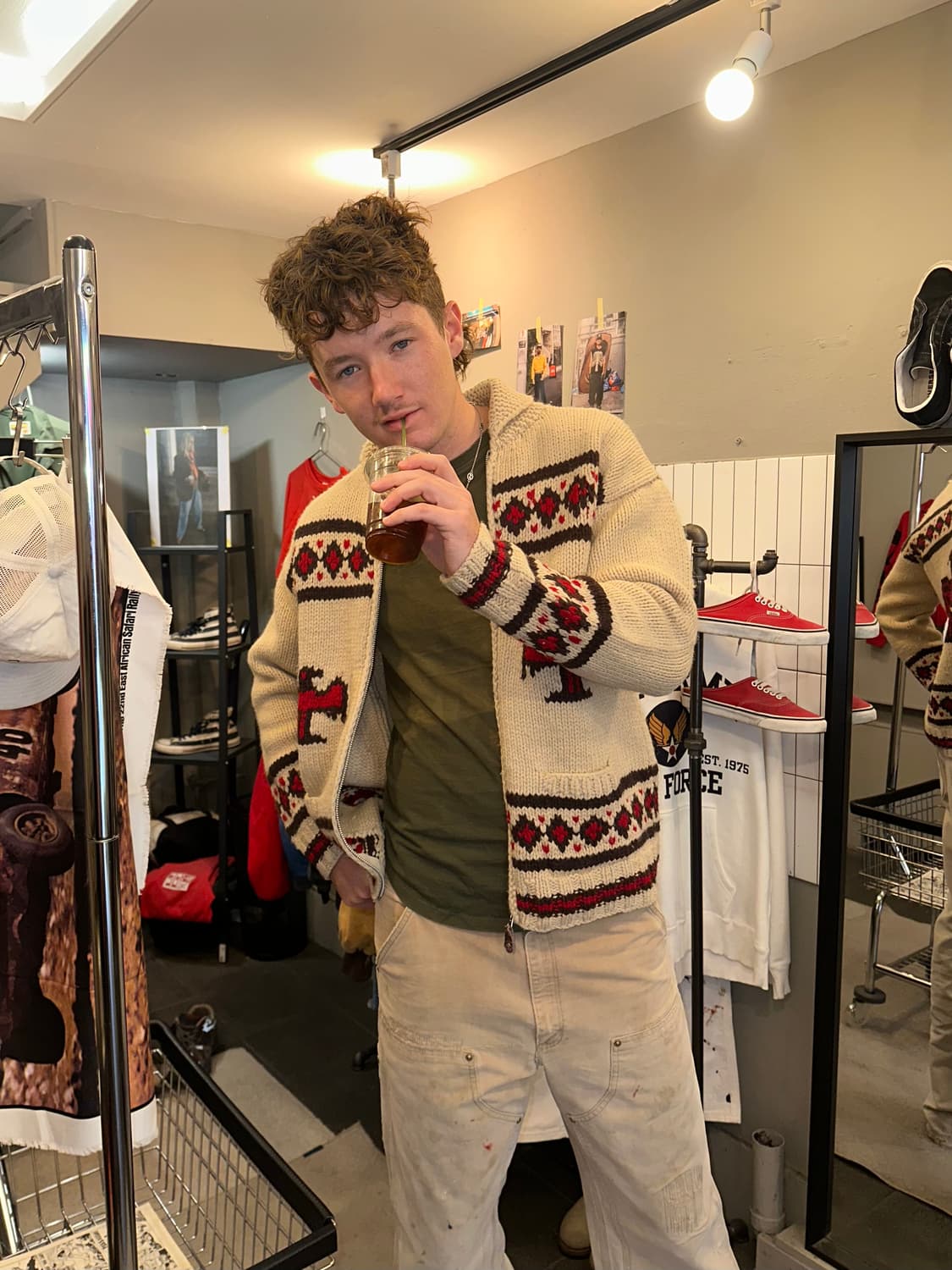 90’s American Cowichan thunder bird JK 상품이미지2