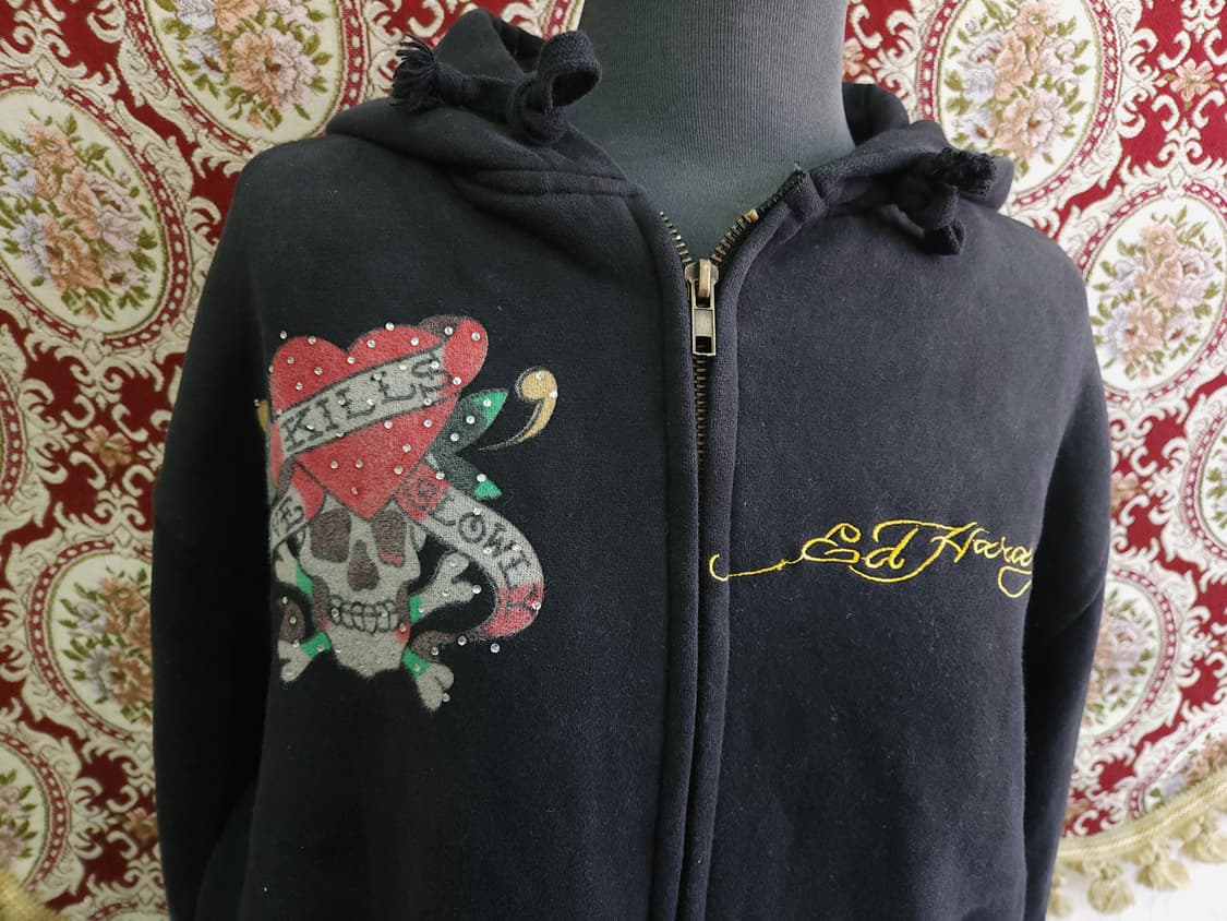 에드하디 빅스컬 나염 스팽글 후드 집업 자켓

 상품이미지2