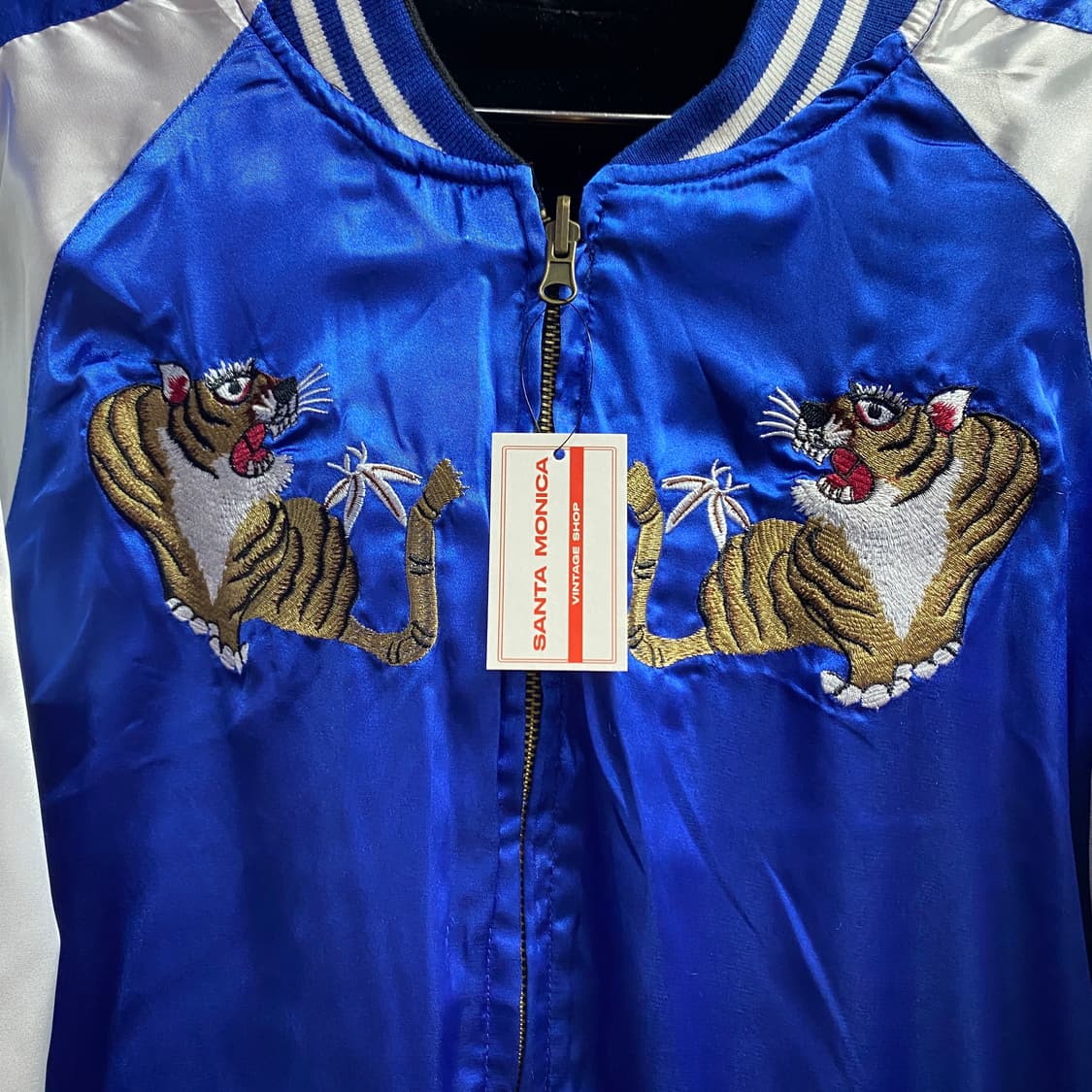 빈티지 블랙 벨벳 리버시블 스카쟌 자켓 B4010 상품이미지8