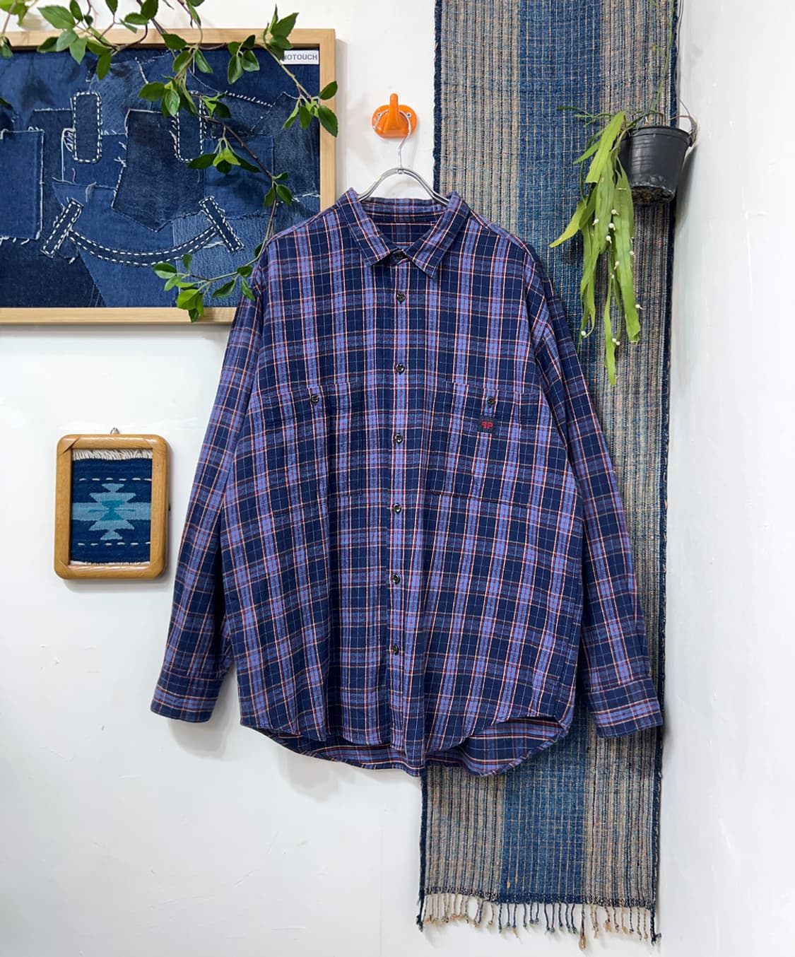 PAPAS  Flannel Check Shirt 상품이미지1