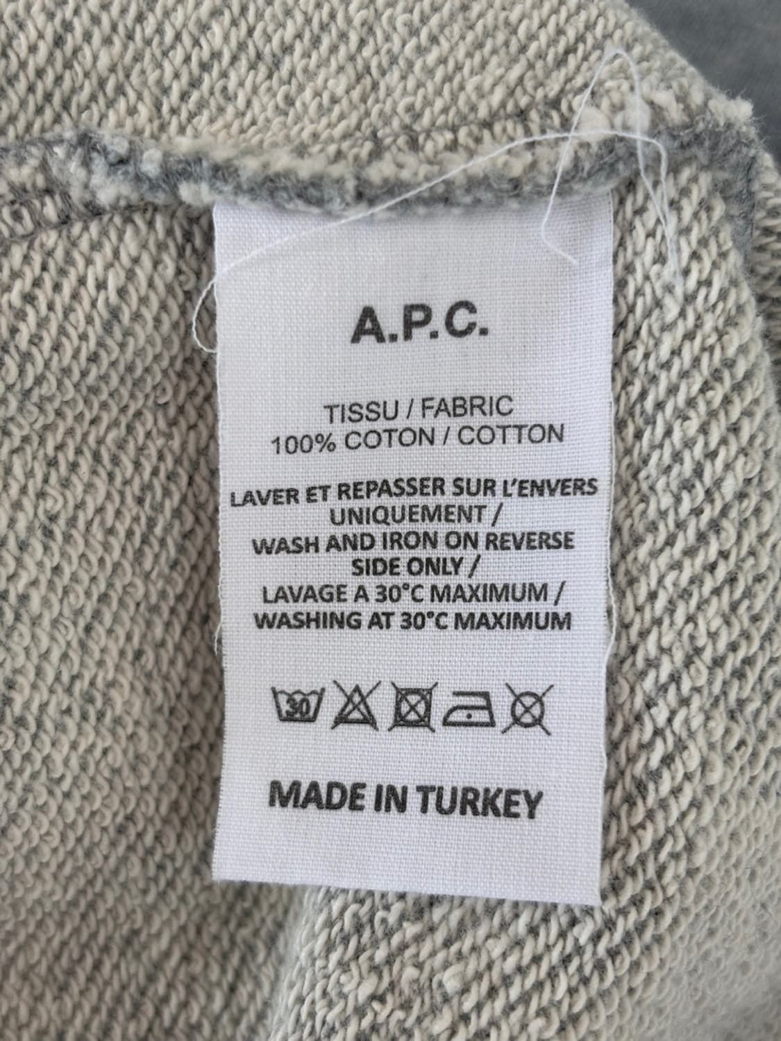 Vintage A.P.C Sweat Hood 상품이미지9