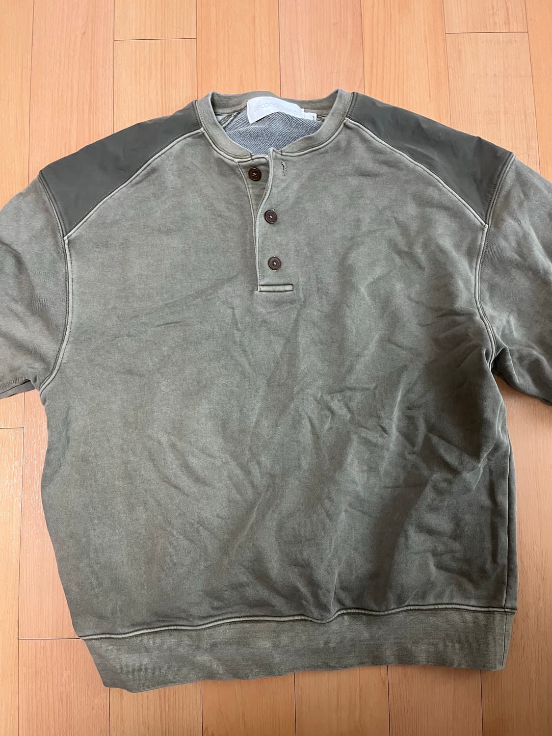 세컨모놀로그 헨리넥 맨투맨 상품이미지1