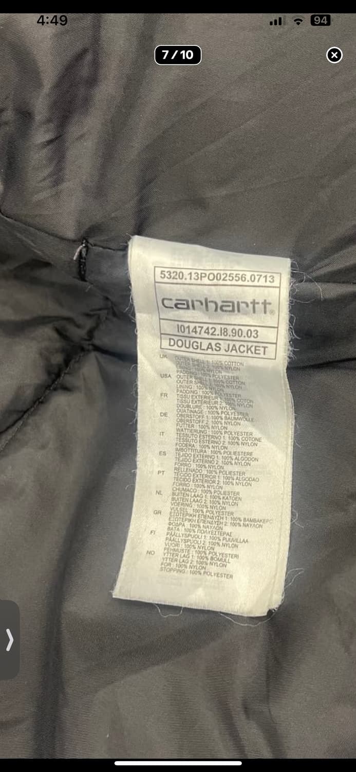 칼하트 푸퍼자켓 상품이미지7