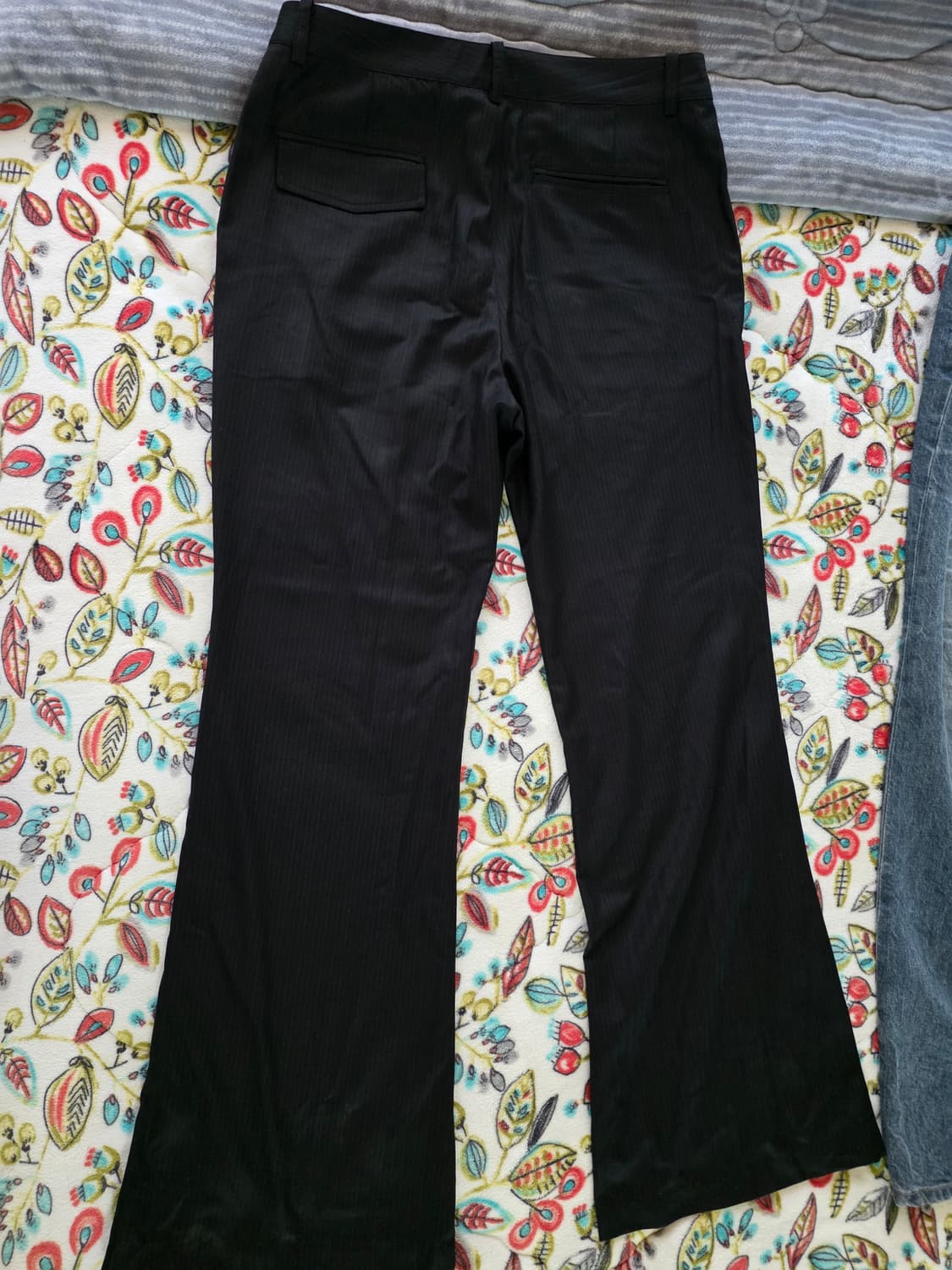 헬렛 슬림 플레어 슬랙스 블랙 L 상품이미지2