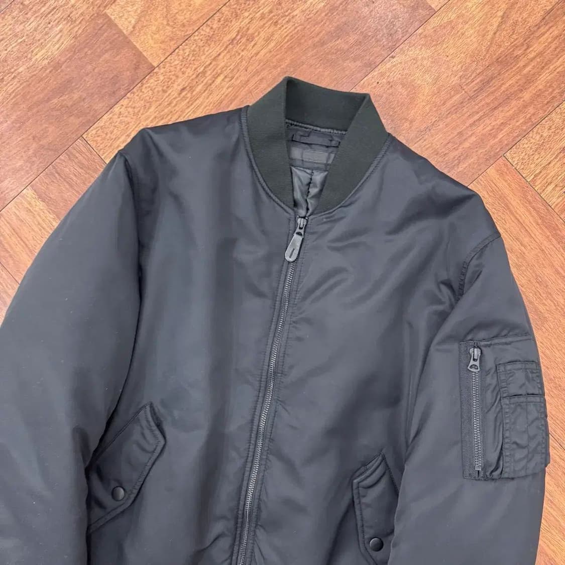 L 유니클로 항공점퍼 MA-1 자켓  상품이미지4