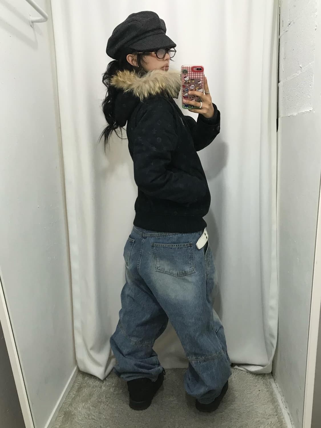 KarlKani Fur Padded JK 상품이미지4