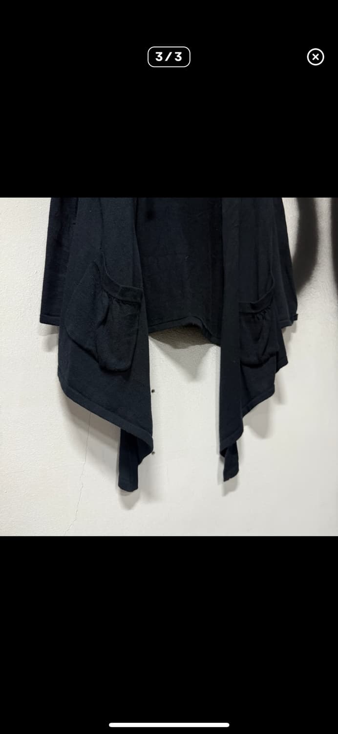 일본빈티지 고딕 드레이핑 후드 가디건 상품이미지3