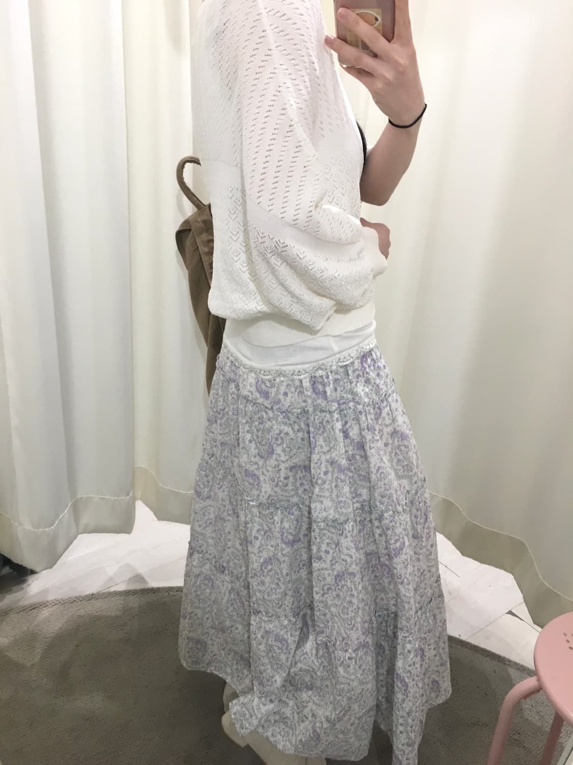 earth music floral skirt 상품이미지7