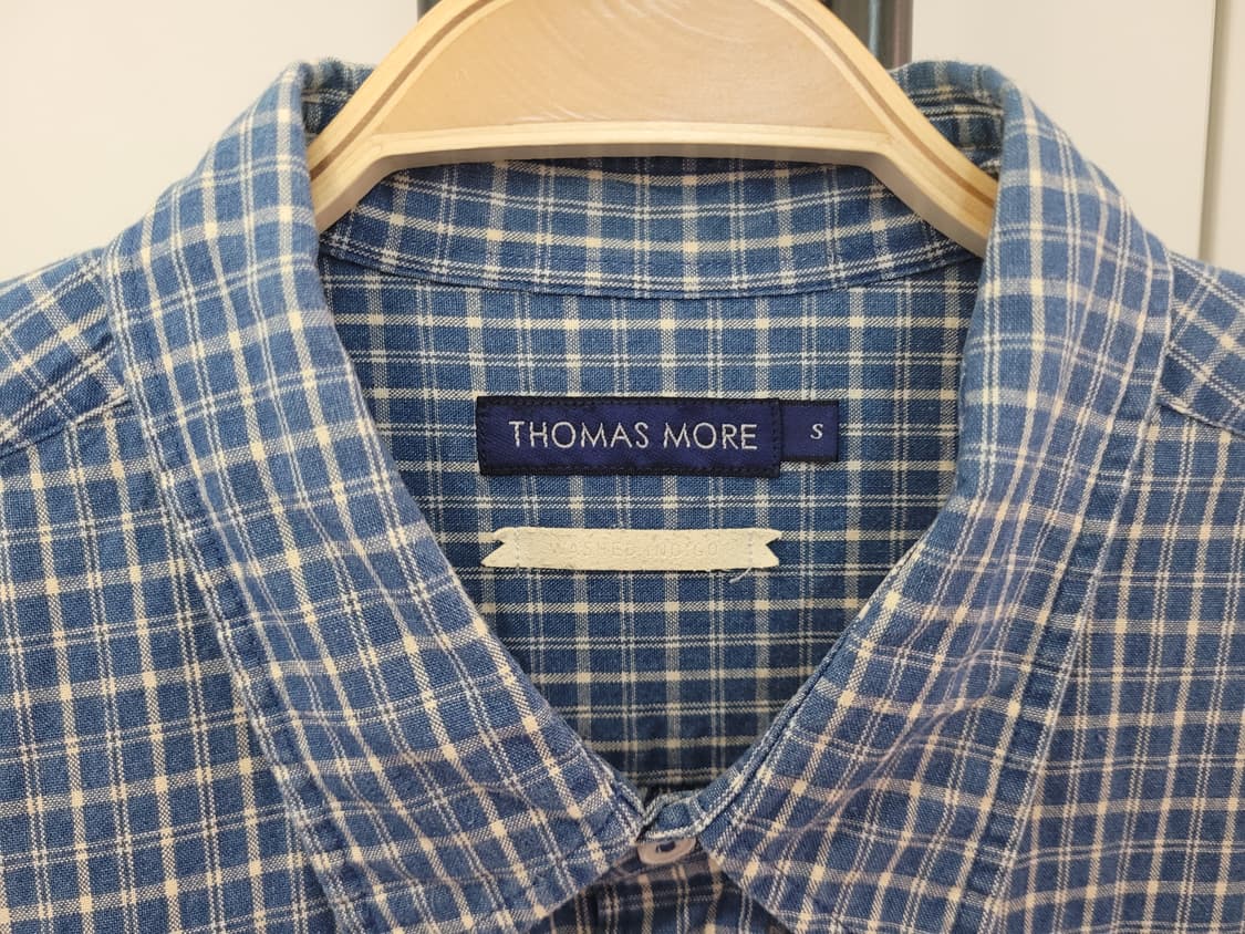 토마스모어 인디고 일리안 셔츠 오버핏 S사이즈 상품이미지3