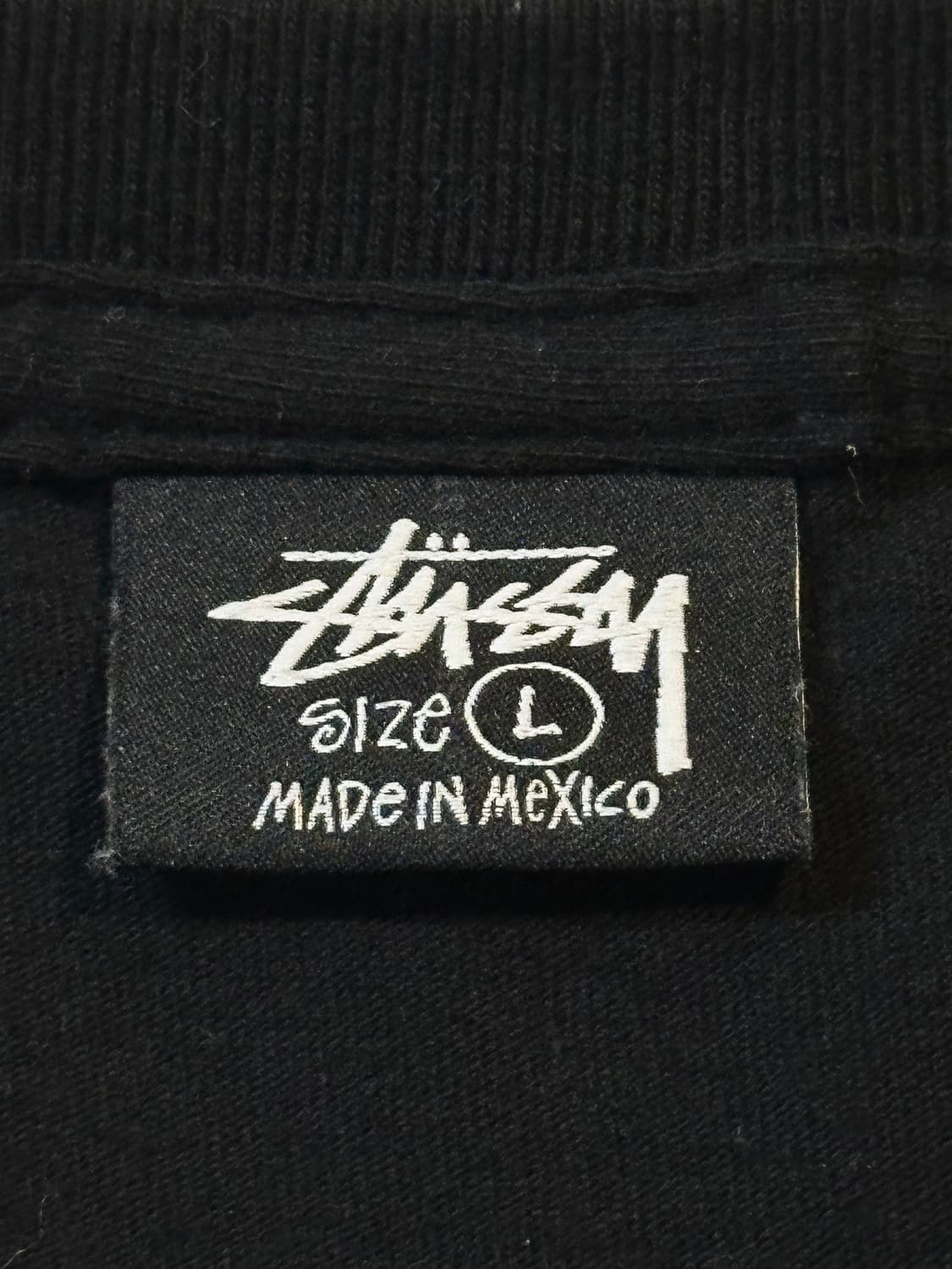 스투시 STUSSY 베이직 로고 반팔 티셔츠 블랙 상품이미지5