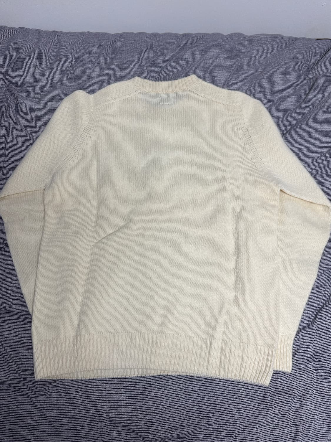 노아 Noah 아가일 케이블 니트 L Cream 상품이미지5