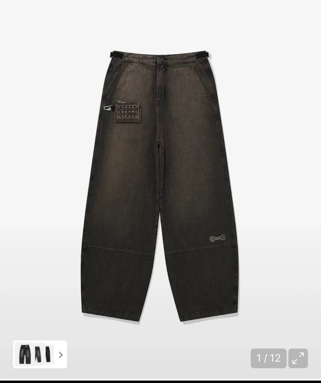 카락터 월렛 데님 팬츠 상품이미지1