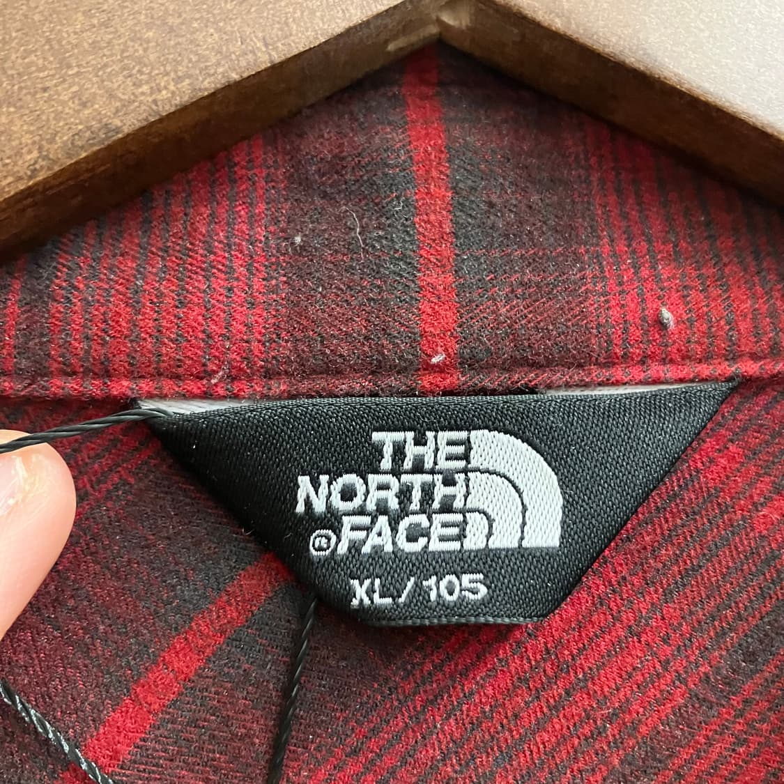 N135 노스페이스 투포켓 체크셔츠 상품이미지2