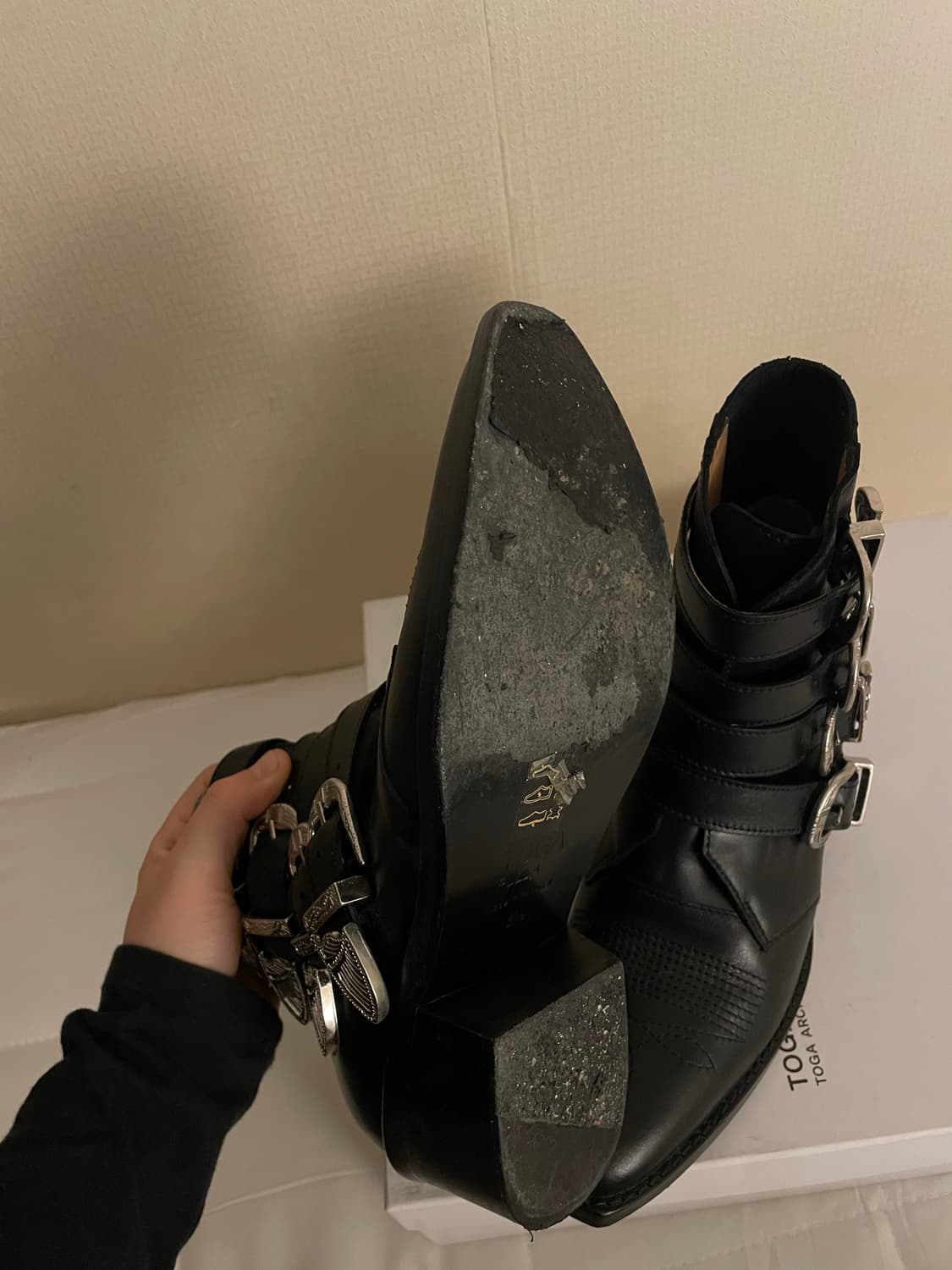 토가풀라 버클 앵클부츠 37.5 상품이미지5