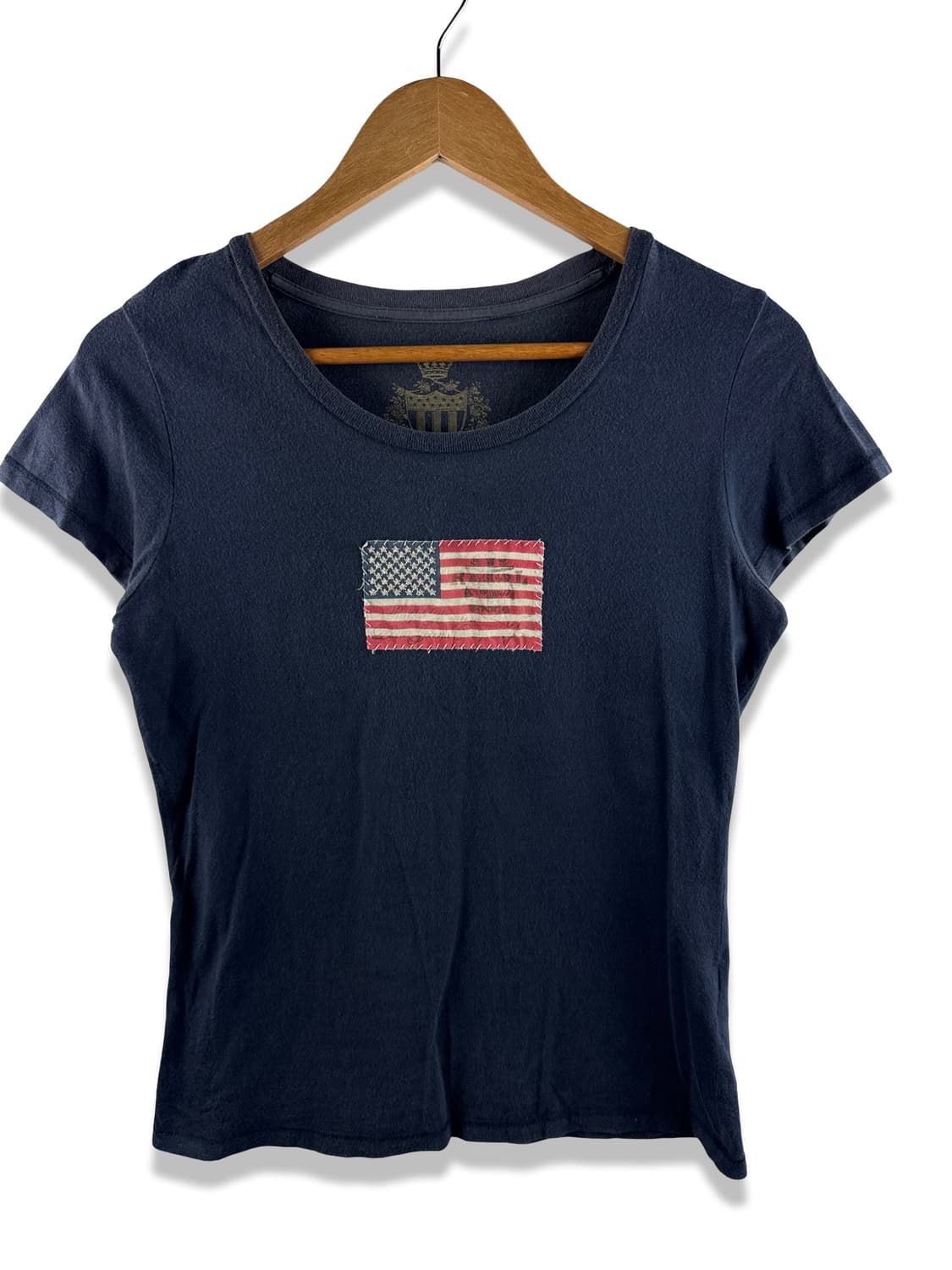 폴로진스컴퍼니 네이비 성조기 딱붙 티셔츠2629 상품이미지1