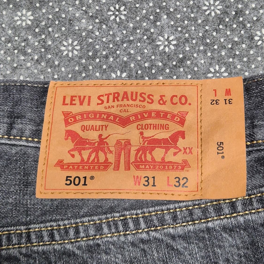 [31]리바이스 501 그레이 -431 상품이미지3