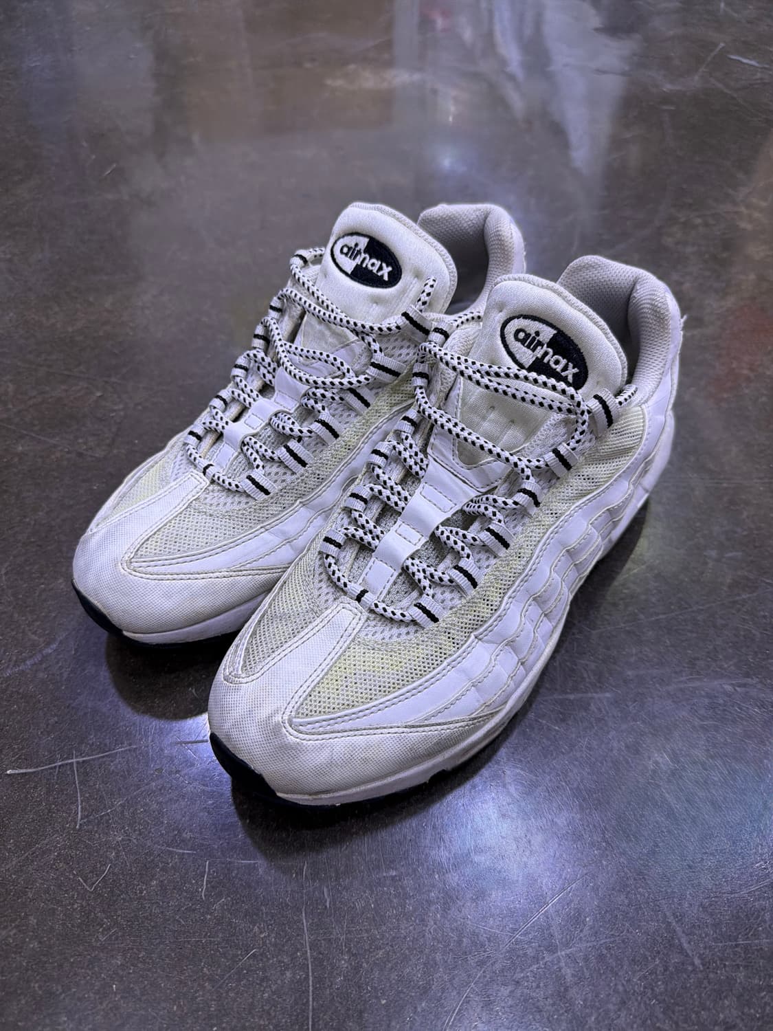 나이키 에어맥스95 화이트 스니커즈 슈즈 270 상품이미지1