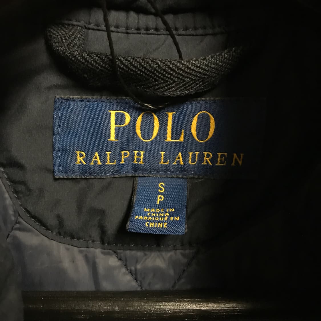 폴로 랄프로렌 퀄팅 베스트 네이비 S 상품이미지4