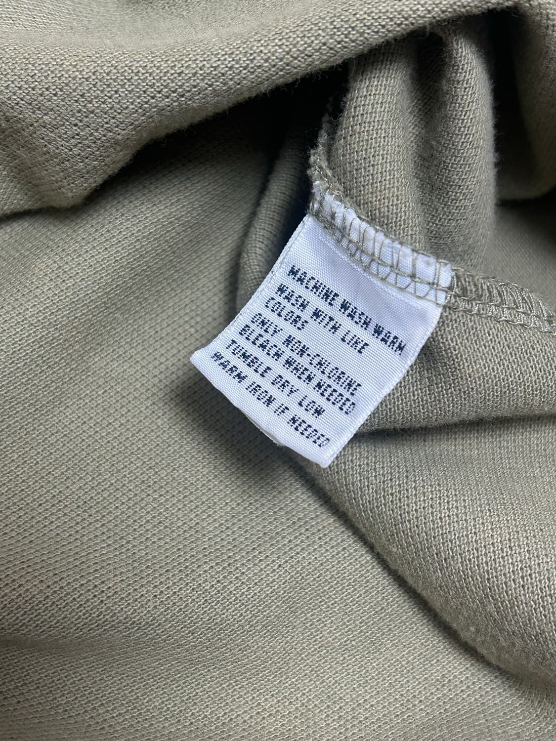 폴로 랄프로렌 카키 오렌집 카라티 상품이미지6