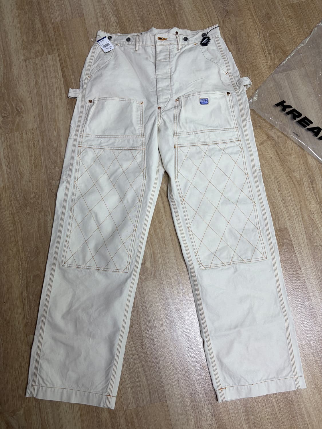 캐피탈 씬 캔버스 럼버팬츠 키나리 [size4] 상품이미지1