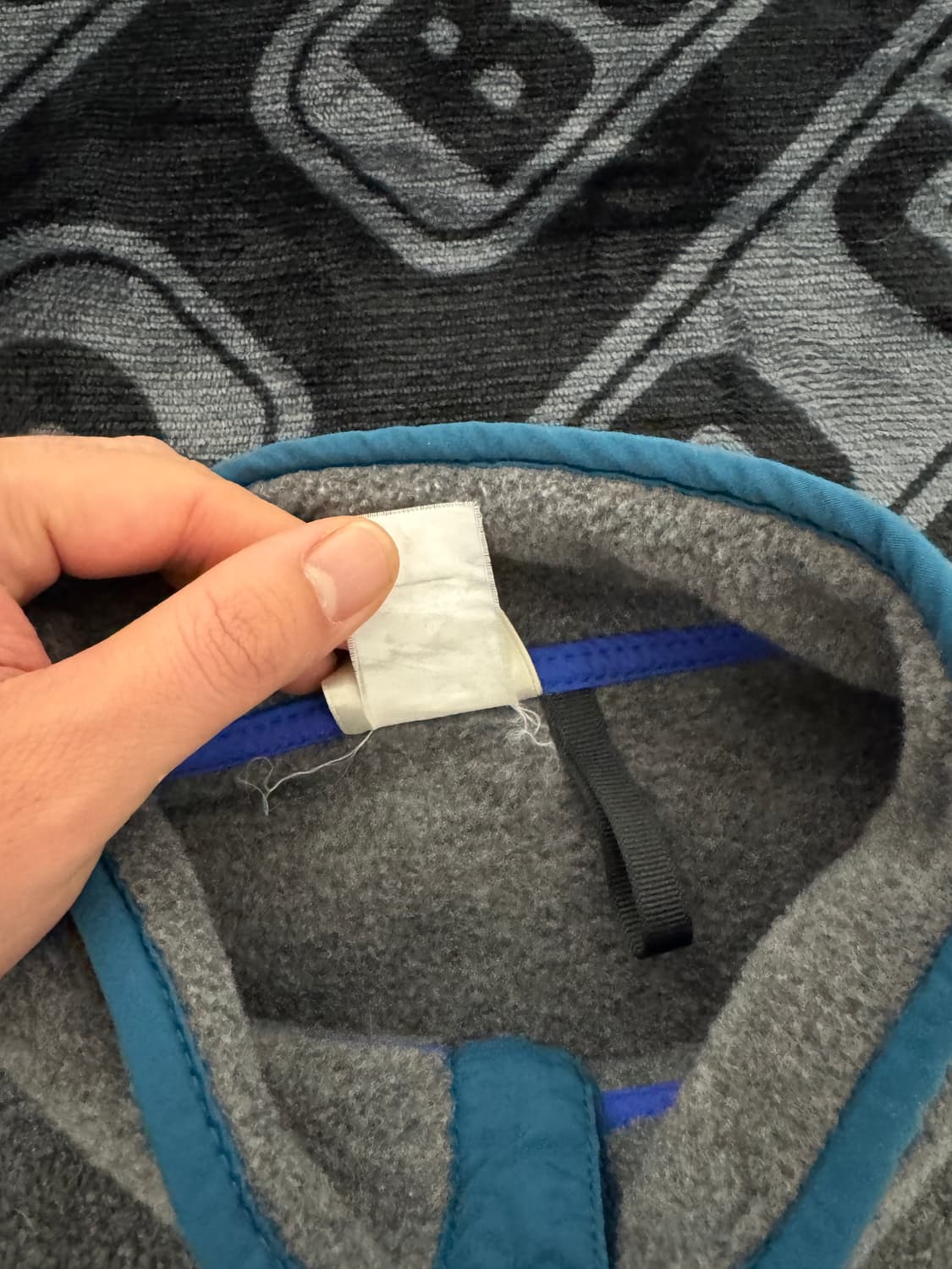 엘엘빈 스냅 티 플리스 풀 오버 그레이 앤 틸 상품이미지7