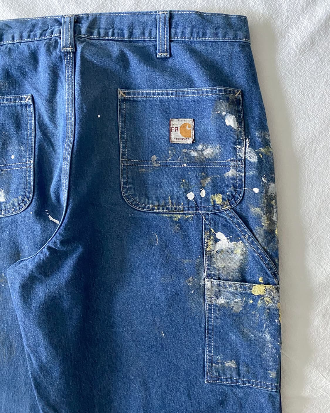 칼하트 페인팅 데님 워크 팬츠 상품이미지7