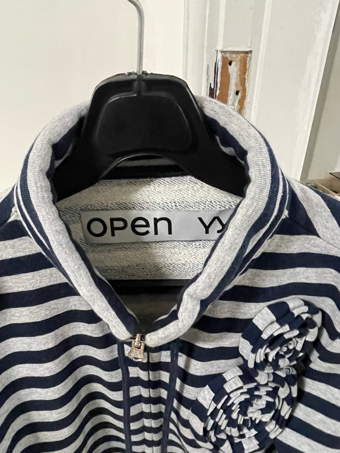 오픈와이와이 아플리케 집업 상품이미지2