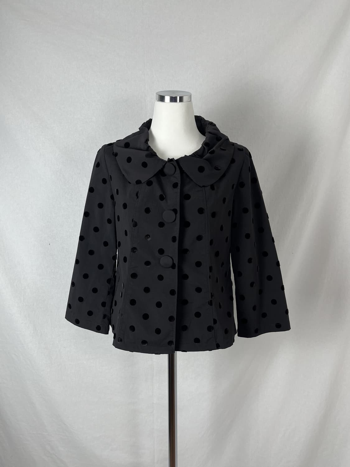 Vintage (maede in japan) 도트 나일론 자켓  상품이미지1