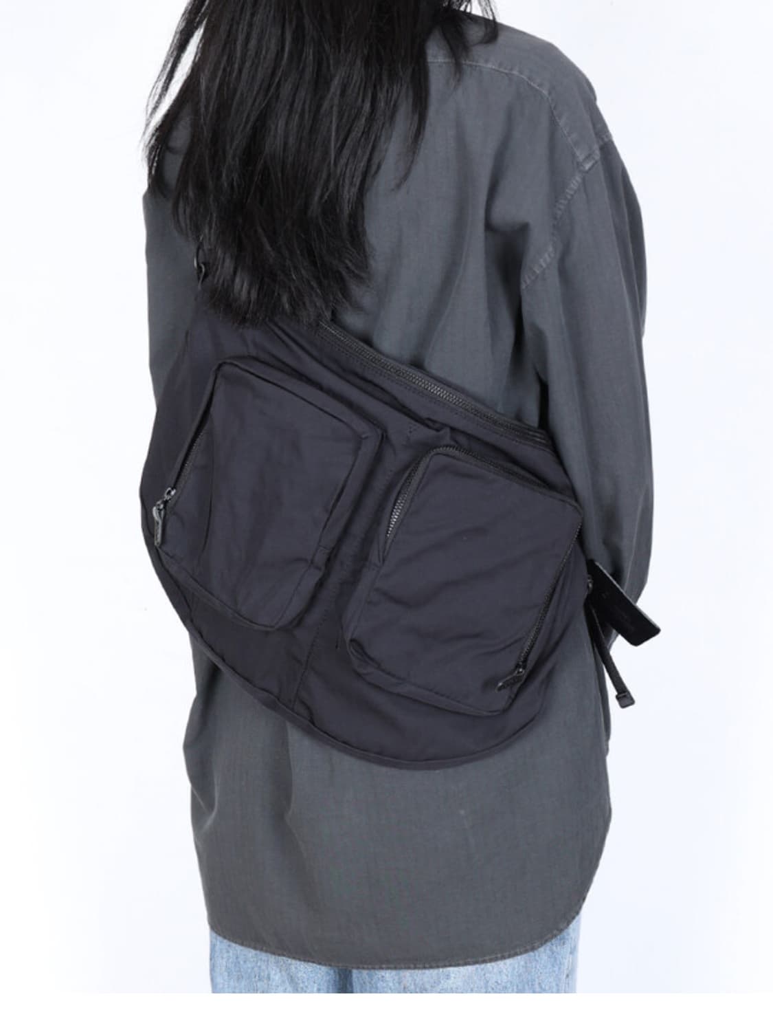아미아칼바 gabardine bodybag black 상품이미지5