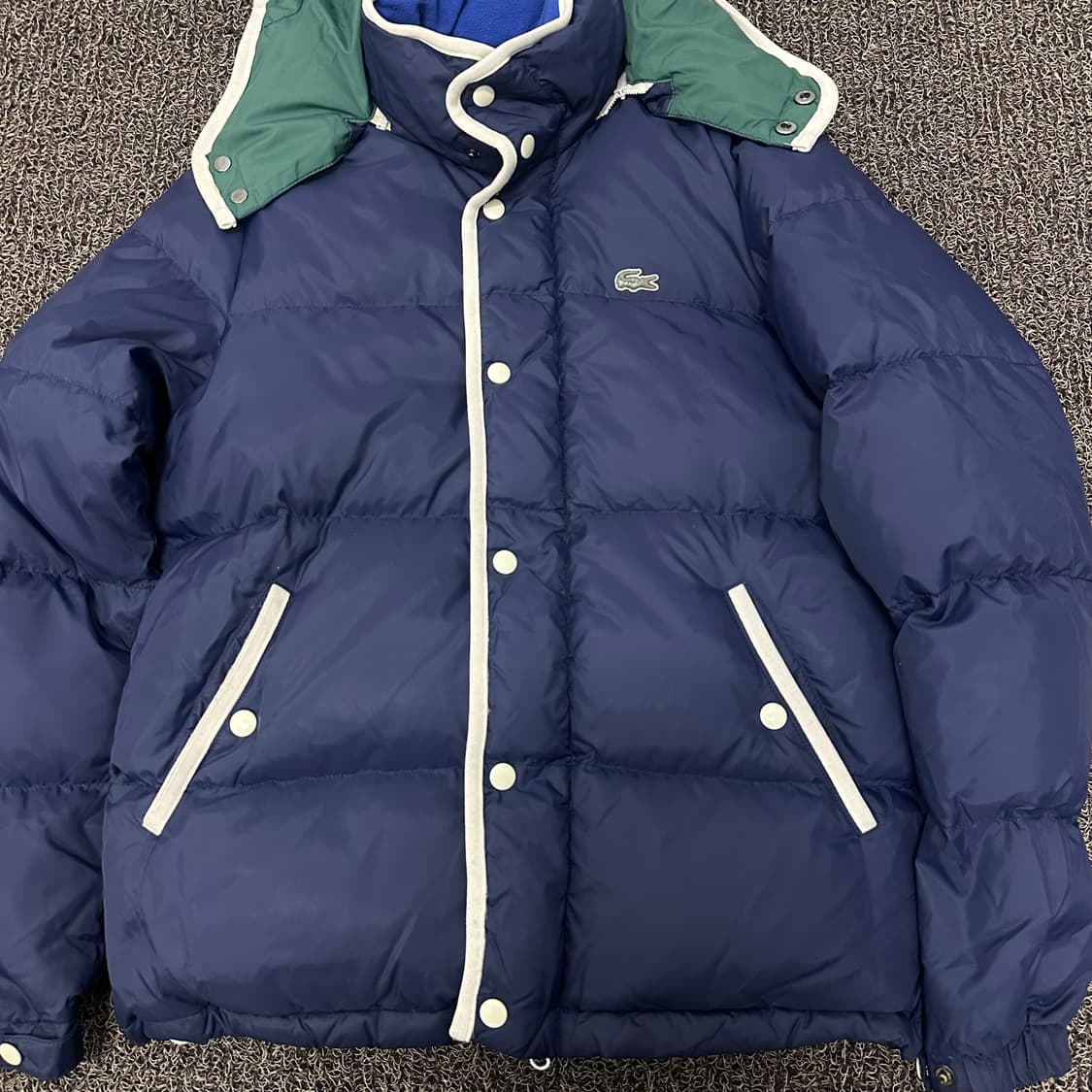 라코스테 라이브 여성 덕다운 패딩 네이비 95(M) 상품이미지3