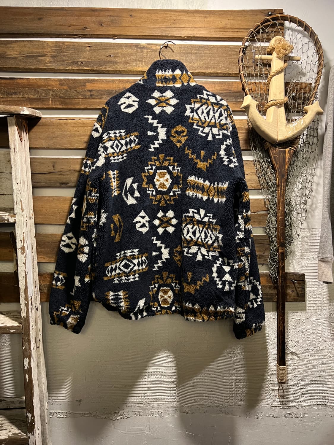 [S]펜들턴 USA 나바호 패턴 네이비 플리스 자켓 상품이미지8