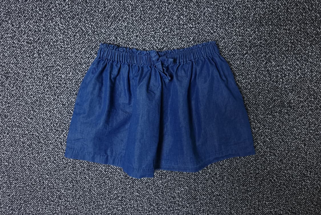 [무료배송][115]폴로 키즈 밴딩 데님 스커트 청치마 상품이미지1