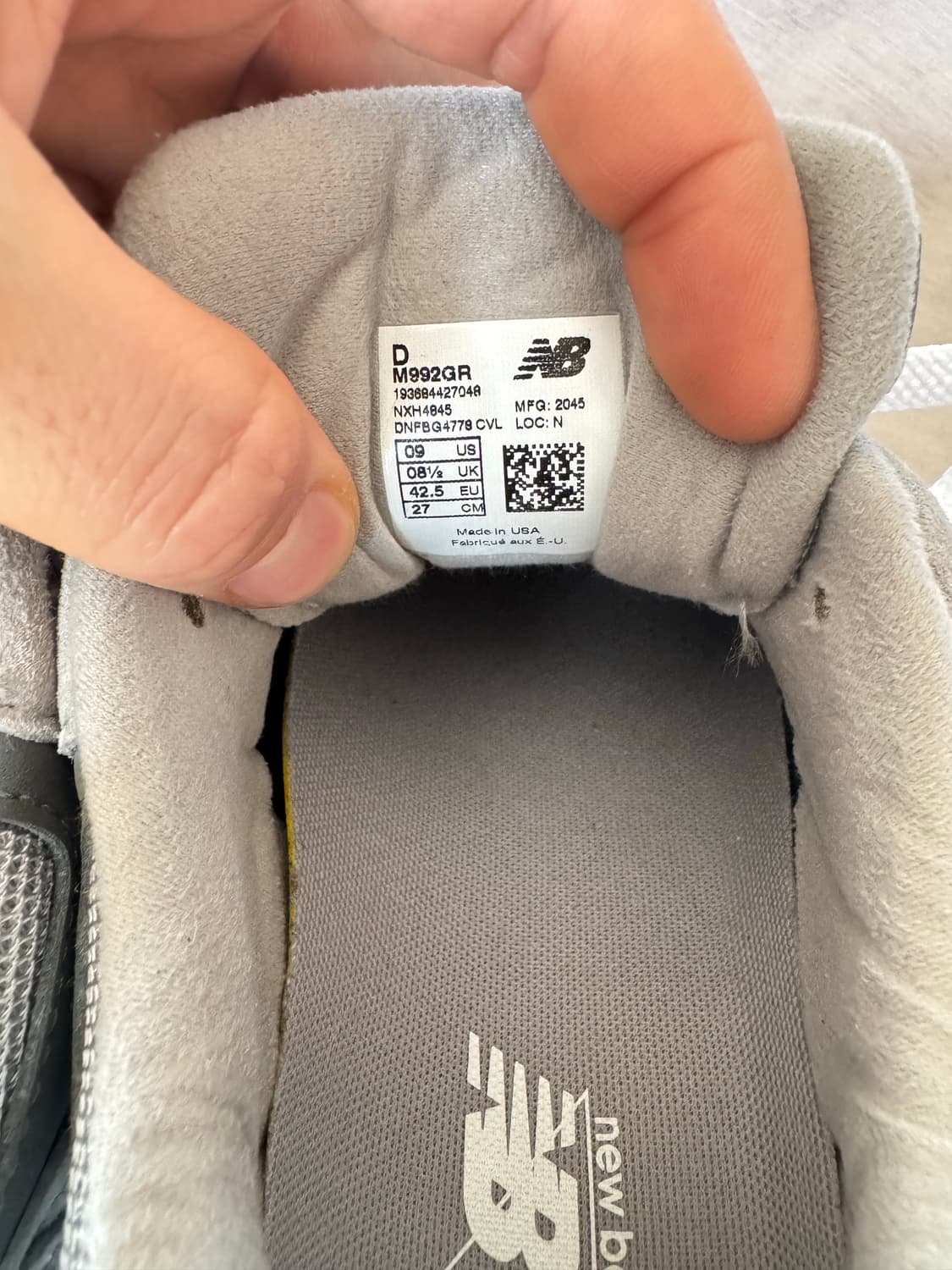 뉴발란스 992GR 270mm 상품이미지6