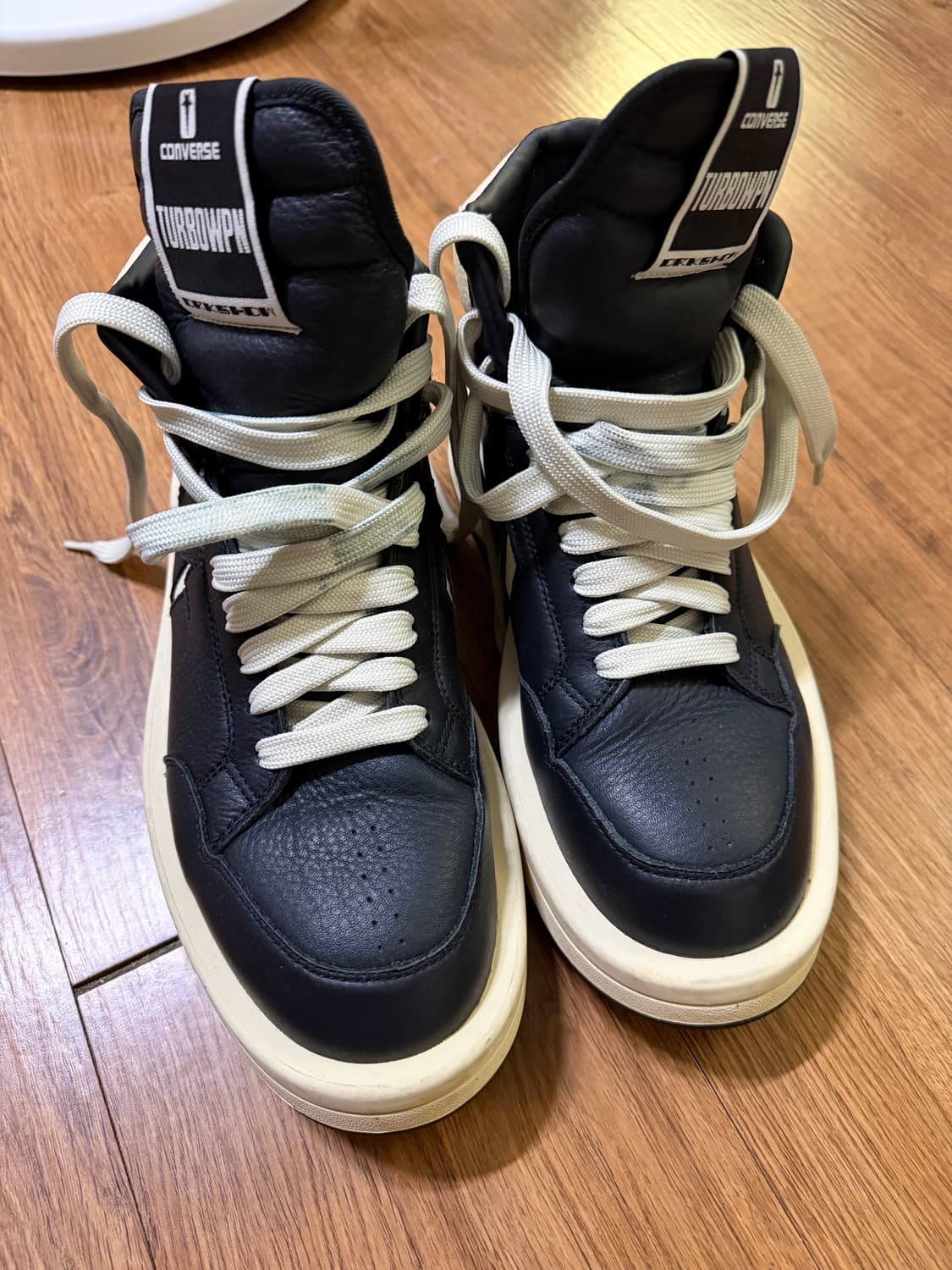 컨버스 x 다크쉐도우 터보웨폰 블랙 크림 275 상품이미지3