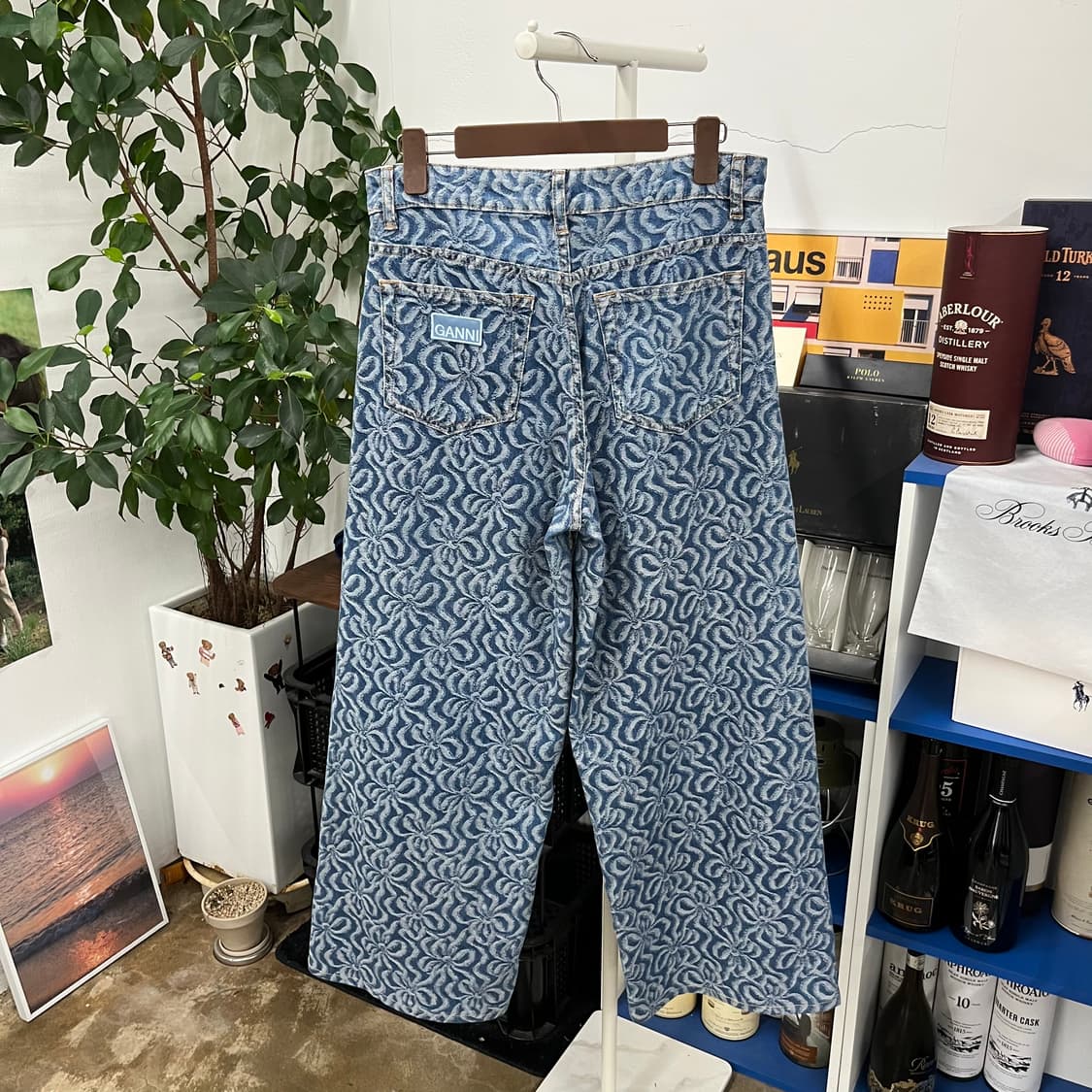 가니 와이드 데님 팬츠 26 상품이미지4