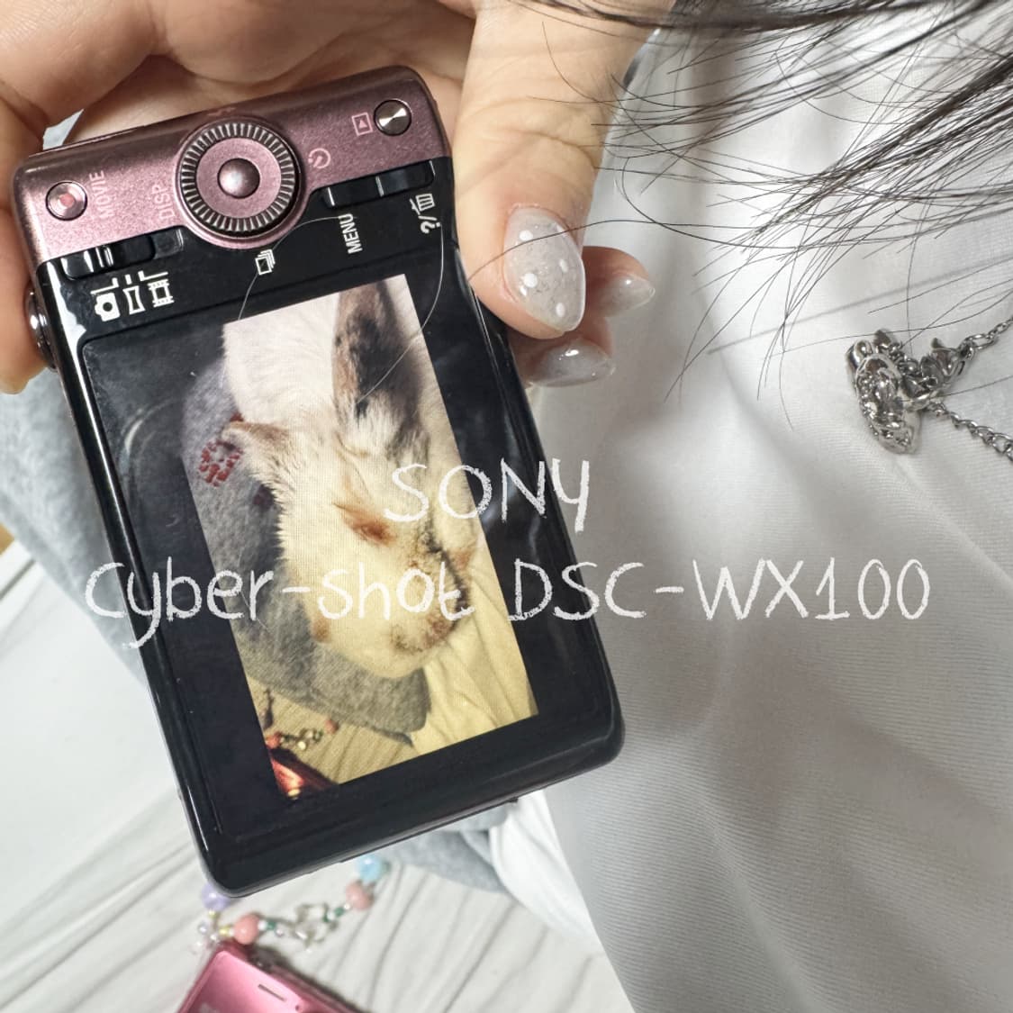 소니 sony 사이버샷 DSC-WX100 빈티지 디카 디지털카메라 퍼플 상품이미지4