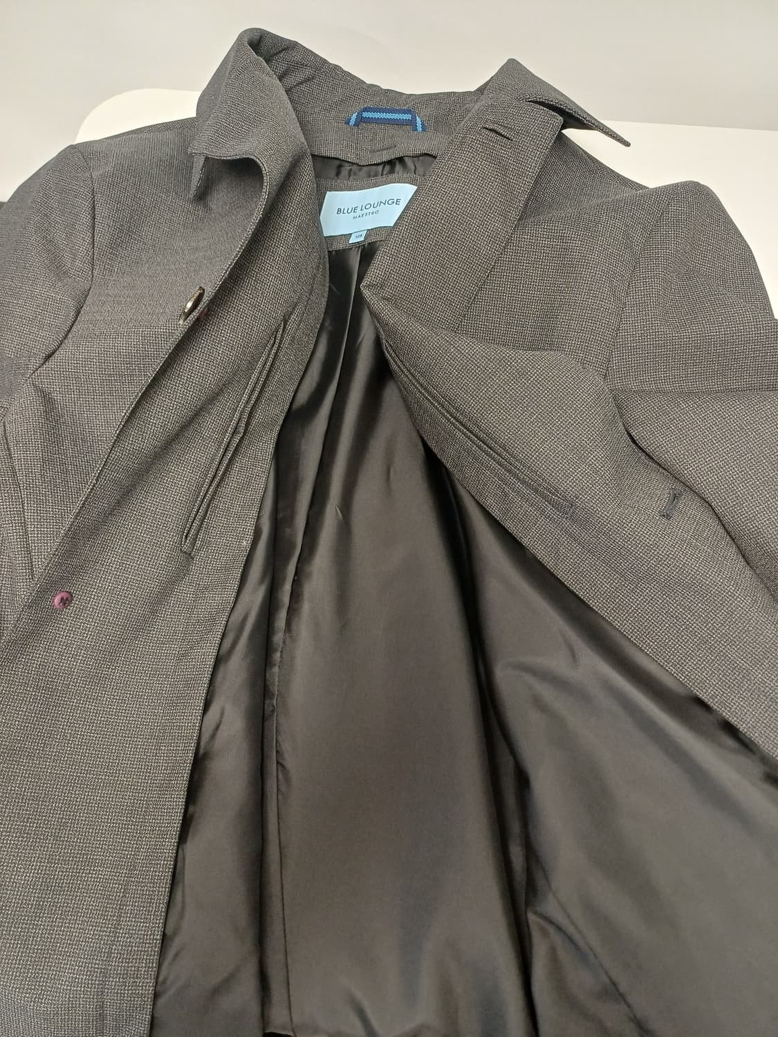 [105] LF 마에스트로 블루라운지  글렌체크 간절기 맥코트-초S급 상품이미지6