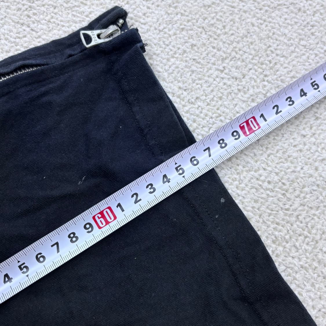 XS 사카이 측면 지퍼 반팔 티셔츠 0327E 상품이미지5