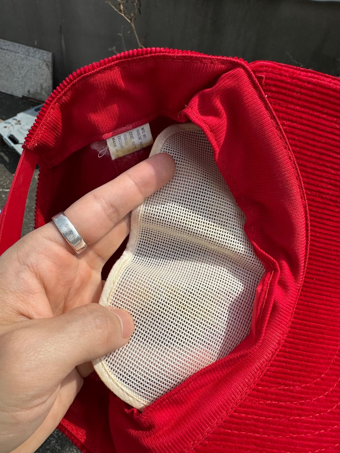 90s Marlboro 빈티지 말보로 코듀로이 모자 상품이미지3