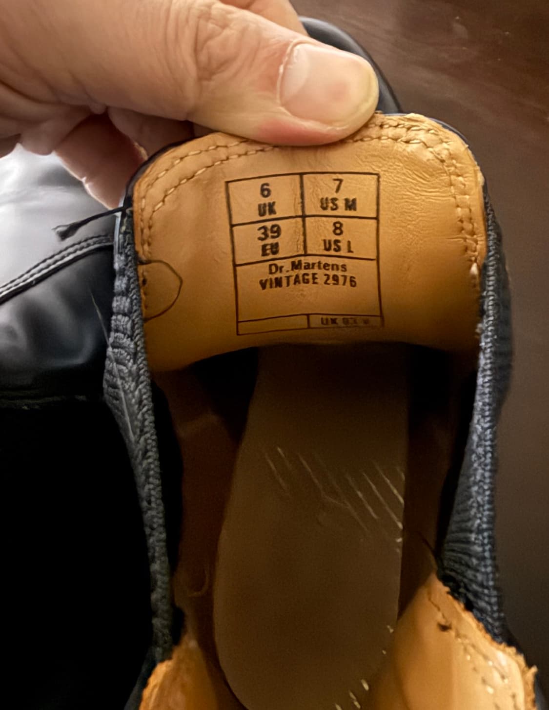 닥터마틴 2976 첼시 MIE (2976 빈티지) 판매 합니다_UK6 상품이미지2