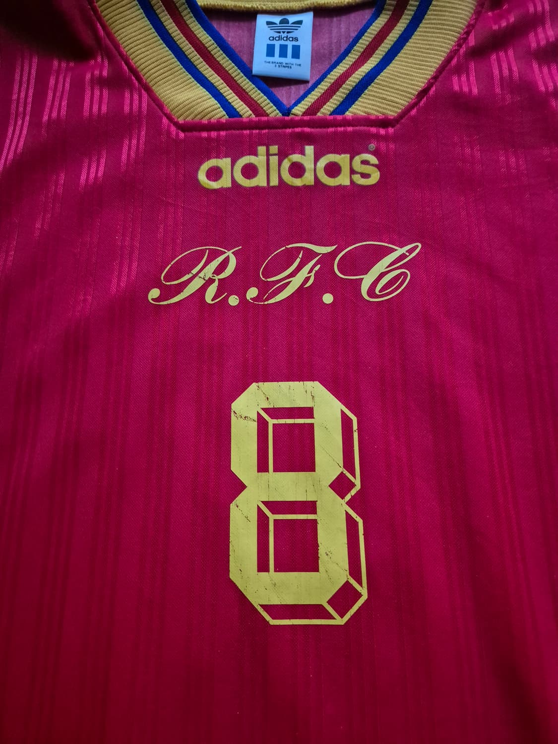 Adidas 올드래플 96-98 루마니아 국대 어웨이 유니폼 세트 상품이미지4