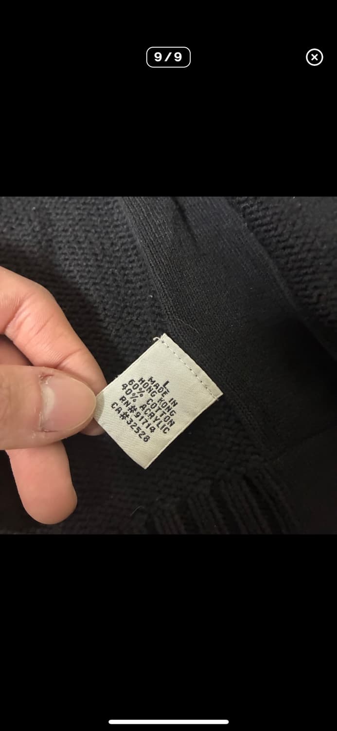 아르마니 익스체인지 니트집업 L 상품이미지9