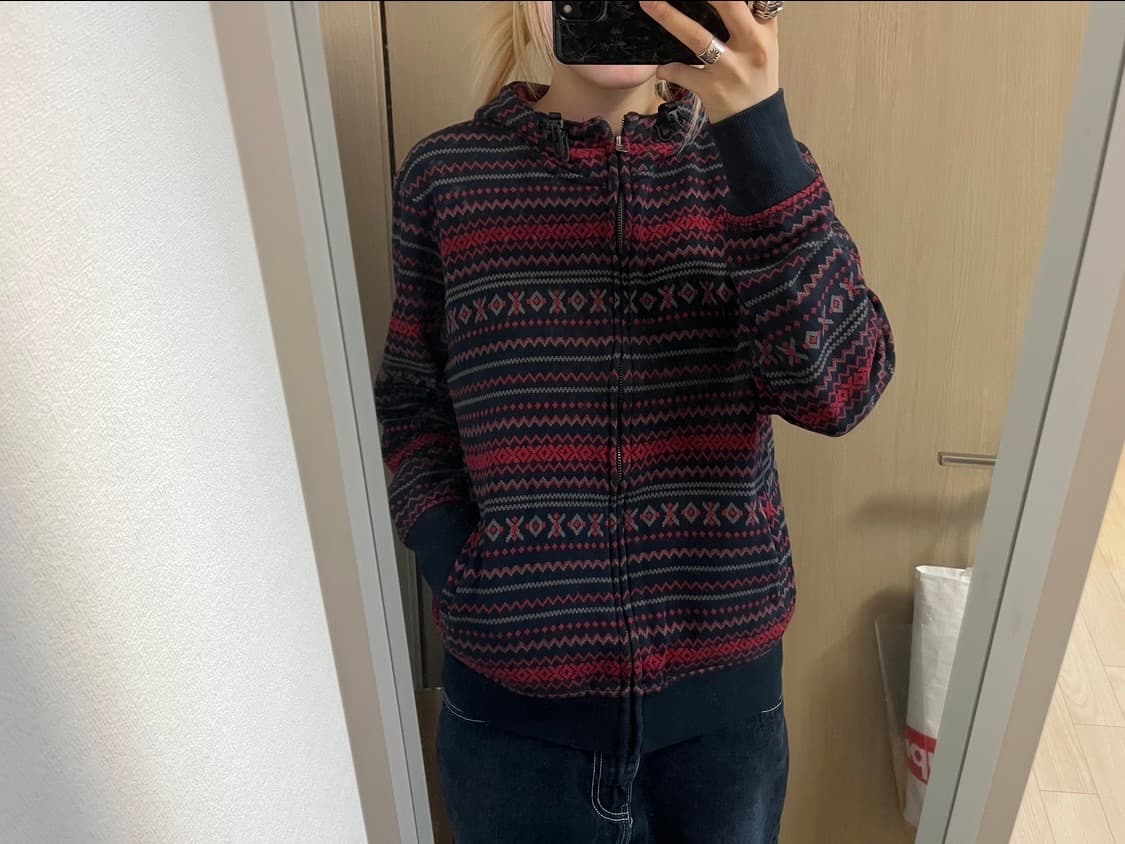 anti-label basic ethnic zip-up hoodie 상품이미지2