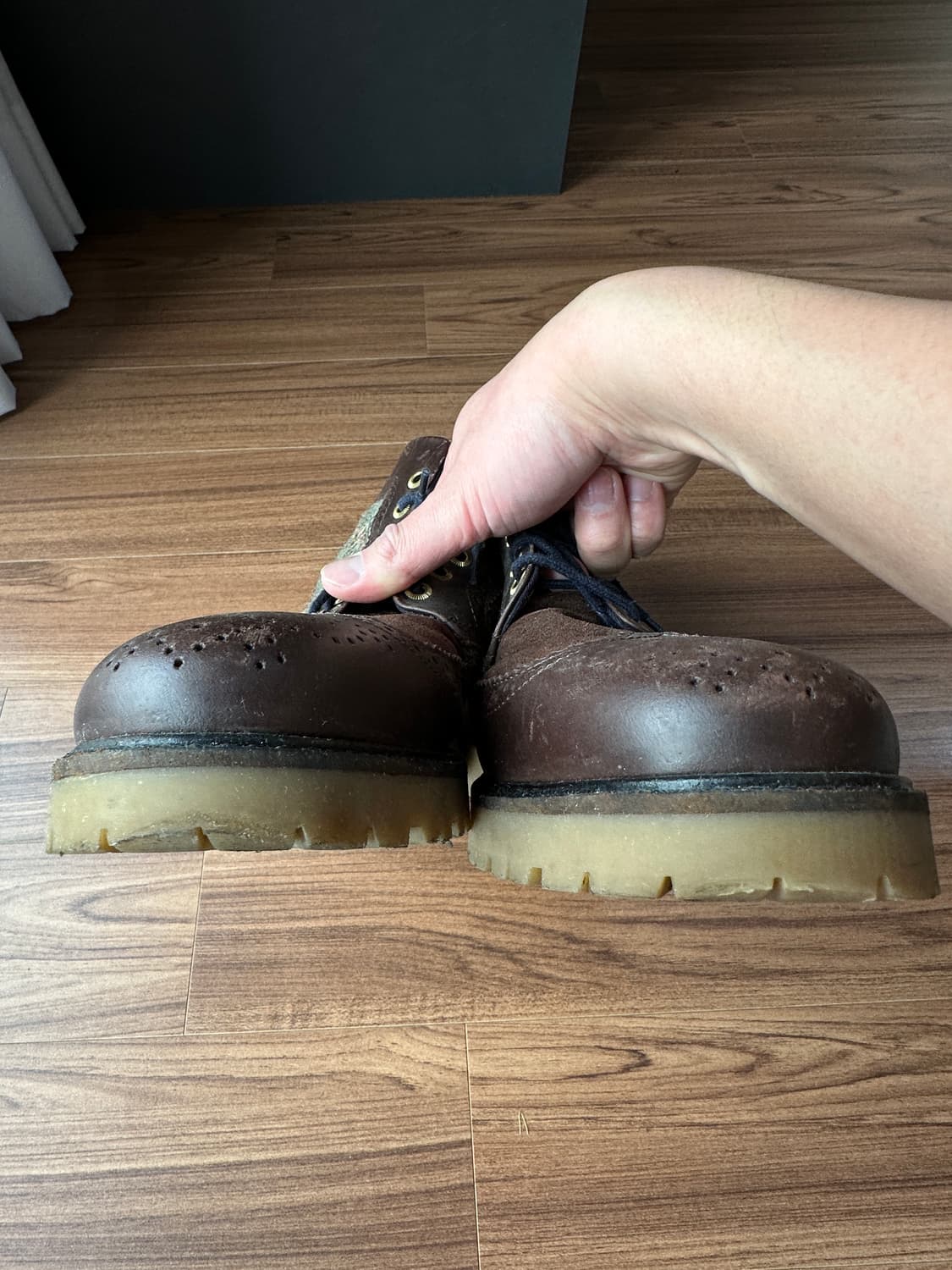 프레드페리 x 해리스트위드 브라운 노스게이트 부츠 280 상품이미지8