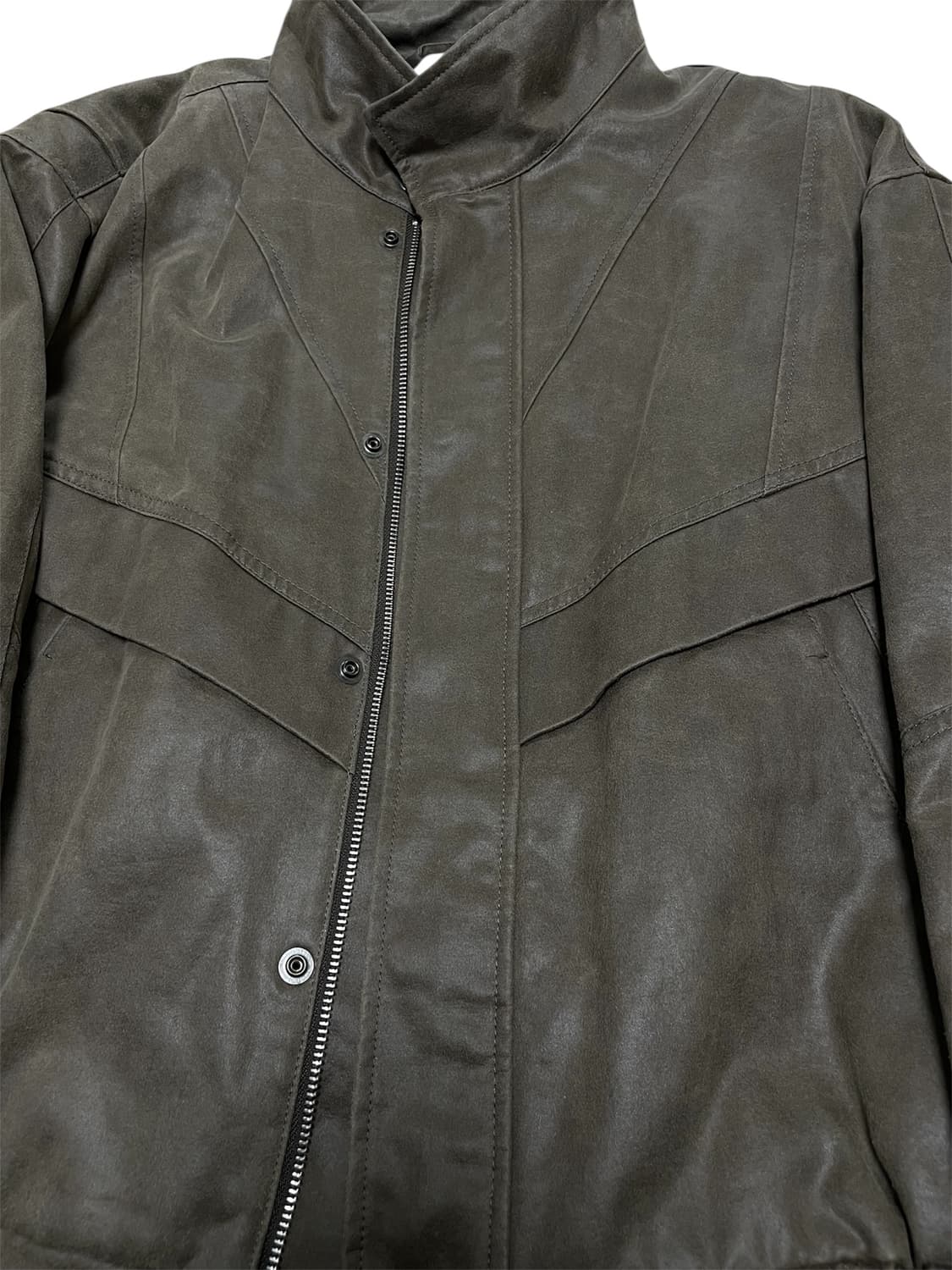 인사일런스 크랙 스웨이드 자켓 브라운 S 상품이미지4